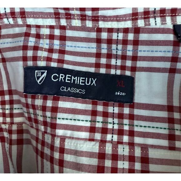 Cremieux Men’s Button Down Short Slv Shirt Sz XL Dad Spring/Summer Preppy - Picture 5 of 8